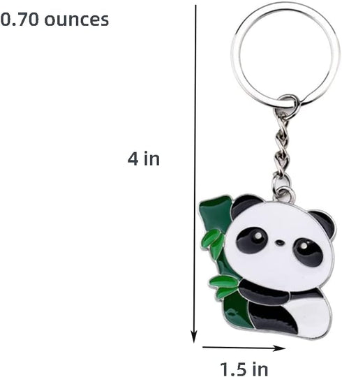 Panda Keychain Charm for Girls Panda Keyring Gift Key Chains Panda...
