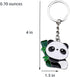 Panda Keychain Charm for Girls Panda Keyring Gift Key Chains Panda...