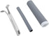 Pots Handle Sleeve,Cast Iron Handle Cover,Pans Handle Heat Insulation Silicone Handle Holder for Skillets Oven Cookware (Gray, Medium)...