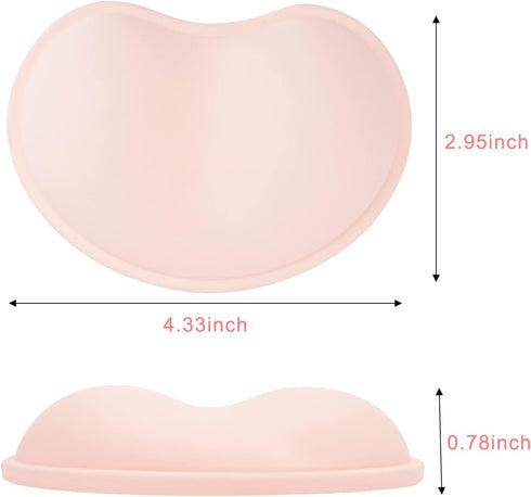 Wrist Rest Pad, Ergonomic Wrist Rest Mouse Pad with Non-Slip Base, Vertical Mouse Pad Rest Support, Silicone Gel Wrist Rest for Mouse and Computer...