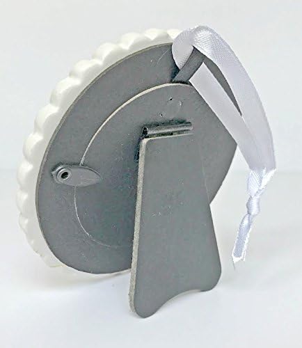 Little Grandbaby Growing In Your Heart Ultrasound Photo Ornament and Poem (Ornament Boxed w/ Poem)...