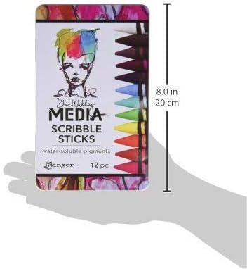 Ranger MDA54733 Dina Wakley Media Scribble Sticks 12/Pkg...