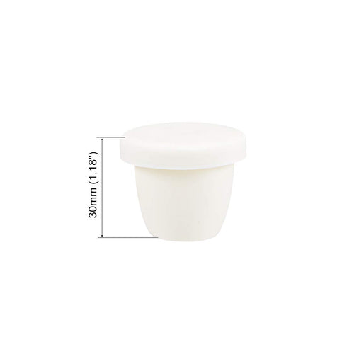 uxcell Corundum Alumina Crucible Heating Container Cup Pot 10ml with Lid for Foundry Worker Kilns Melting Casting Refining Lab Supply Gold Melt...
