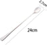 Stainless Steel Long Handle Spoon Ice Tea Spoon Mixing Spoon, 9.45 Inch Iced Teaspoons, Ice Cream Spoon, Cocktail Stirring Spoons...