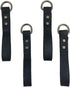 Hide & Drink, Set of 4 Loop Attachments for Suspenders, Tool Belt Accessories, Full Grain Leather, Handmade...