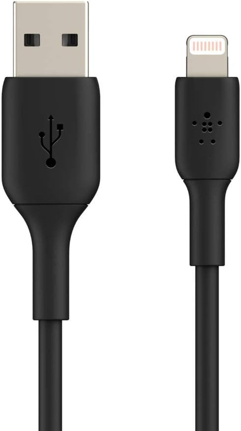 Belkin BoostCharge Lightning Cable - 3.3ft/1M - MFi Certified Apple iPhone Charger USB to Lightning Cable - iPhone Cable - iPhone Charger Cord - A...