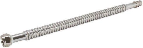 Eastman 18 Inch WaterFlex Expansion Water Heater Connector, 3/4 Inch FIP x 3/4 Inch Expansion PEX (F1960), Stainless Steel Corrugated Water Heater...