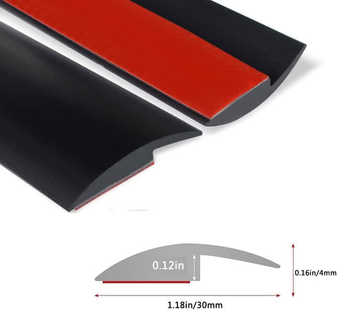 Floor Transition Strip Self Adhesive, PVC Carpet & Floor Edging Trim Strip Suitable for Carpet Threshold Transition Width 3mm Height Less Than 4 m...