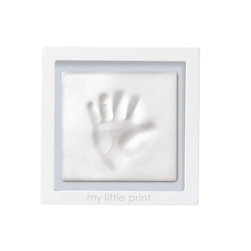 Pearhead Babyprints Clay Keepsake Frame, Newborn Baby Handprint Kit, New Parents Gift, White...