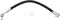 Dynamic Friction Company Rear Right Brake Line Hose 350-67151 For 2002-2006 Nissan Altima, 2004-2008 Nissan Maxima...