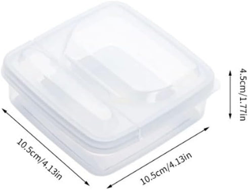 Sliced Cheese Container for Fridge Clear Plastic Flip Lid Cheese Slice Storage Box Refrigerator Organizer for Food Grated Cheese Singles Convenien...