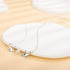 Kercisbeauty Double Swallow Flying Bird Silver Necklace with Pearl for Women Boho Collar Bone Choker...
