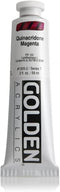 Heavy Body Acrylics by GOLDEN, Quinacridone Magenta, 2 fl. oz. Tube, Professional Acrylic Paint, Transparent...