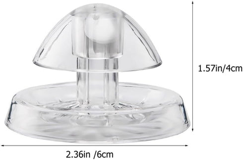 POPETPOP Transparent Snail Catcher Aquarium Snail Traps 2pcs Plastic Fish Tank Snail Catcher Box Transparent Snail Catching Device Leech Planarian...