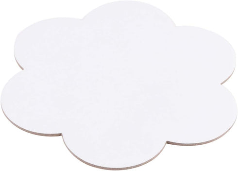 EXCEART Canvas Painting Boards Blank Flower Shaped Canvas Panel Boards Art Paint Canvas Stretched for Painting Craft Oil Acrylic Supplies 5pcs...