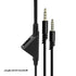 Replacement for Astro A10 Cord, 2.0 M Audio Gaming Volume Control Headset Cable Braided Wire Also Works with A40/A40TR for Smartphone Tablets MP3 ...