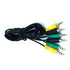 Replacement 3.5mm 1/8" TRS Stereo 3 to 3 Mini Jack Color Coded Audio Cable Compatible with Logitech 5.1 Channel Computer Speakers z-5500, z-5450, ...