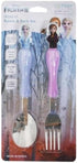 Frozen Fork and Spoon Flatware Set with Elsa and Anna on the Top...