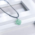 Four Leaf Clover Necklace,Made with Green Aventurine for Faith Hope Love and Luck 18 Inch Rope Chain St. Patrick's Day...