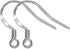 Hypoallergenic Silver Earring Hooks - 120 pcs/60 Pairs s925 Sterling Silver Plated Ear Wires for Jewelry Making, Jewelry findings Parts with 120 p...