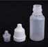 50PCS Empty Refillable Squeezable Plastic Dropper Bottle Eye Liquid Dropper Container Jar Vial Holder with Screw Caps and Plugs for Cosmetic Essen...