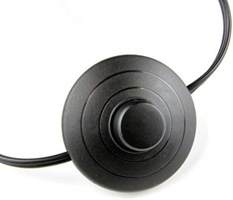8 Feet Indoor 3 Outlet Extension Cord with Foot Switch - with Safety Water Proof Cover (2 Packs)...