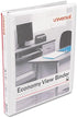 Universal Round Ring Economy Vinyl View Binder, 1/2-Inch Capacity, White (UNV20952PP)...
