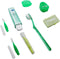 Orthodontic Oral Care Kit for Cleaning Brackets Braces, Includes Toothbrush and Cap, Travel Toothbrush, Dental Floss 12m, Dental Wax, Floss thread...