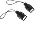Camera Connectors Loops 2PCS 1.2cm Quick Release Buckle Kit Neck Strap Camera, Black (CAMLOOP)...