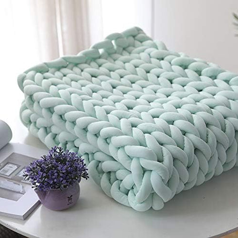 Super Chunky Cotton Yarn for DIY Handmade Blankets - Giant Bulky Yarn - 250g...