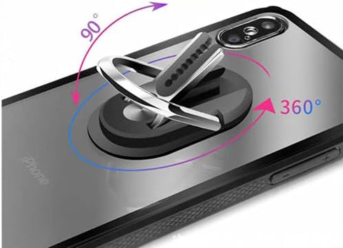 3 in 1 Finger Ring Holder Stand Car Air Vent Mount Metal Plate Rotating Magnetic Grip Portable Ring Holder Finger Kickstand Car Mount Compatible w...