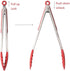 Kitchen Tongs for Cooking Locking Silicone Tongs,Buffet Tongs,Stainless Steel Serving Tongs,7,9 and 12 In Locking Food Tong with Silicon Tips Sili...