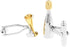 Champagne Wine Bottle and Glasses Cufflinks...