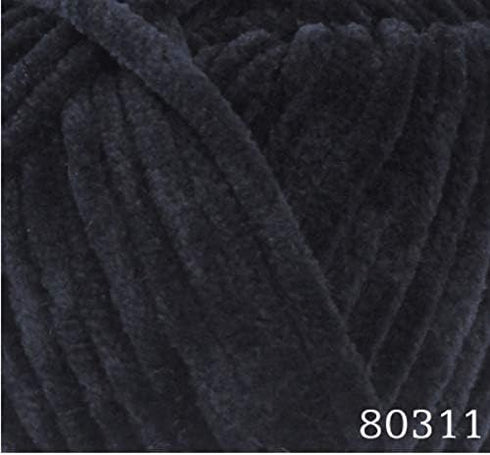 Himalaya Dolphin Baby (4-Pack) 4x100 gr Chenille Velvet Blanket amigurumi Yarn Super Bulky 524 yds (311)...