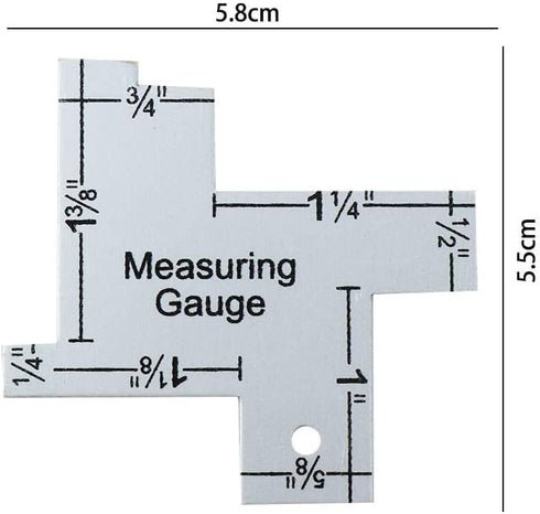 Quilting Ruler Cloth DIY Sewing Supplies Template Rulers Craft Accessories Sewing Machine Measuring Gauge Sewing Tools Quilting Tools Sewing Acces...