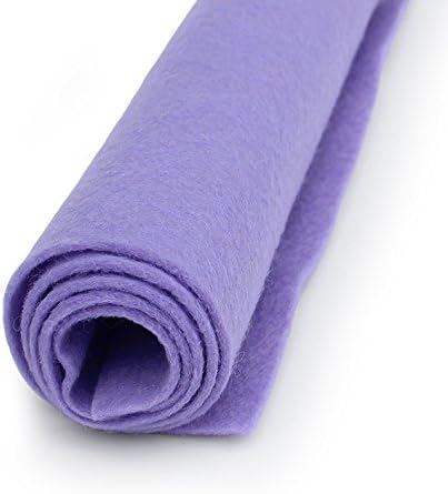 Field of Lilacs - Wool Felt Oversized Sheet - 35% Wool Blend - Purple - - 1 12x18 inch Sheet...