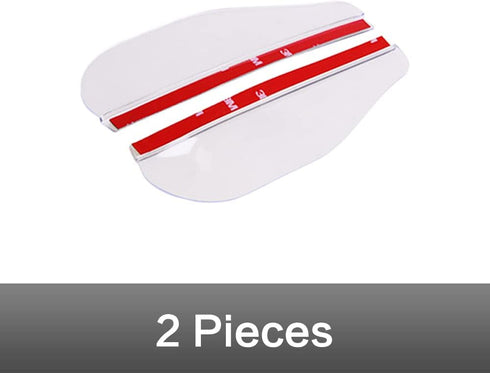 2 Packs Car Side Mirror Rain Visor,Car Rear View Side Mirror Rain Eyebrow,Universal Car Rear View Mirror Rain Cover,Carbon Fiber Eyebrow Side Mirr...