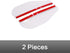 2 Packs Car Side Mirror Rain Visor,Car Rear View Side Mirror Rain Eyebrow,Universal Car Rear View Mirror Rain Cover,Carbon Fiber Eyebrow Side Mirr...