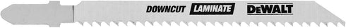 DEWALT DW3762-5 4-Inch 10 TPI Laminate Down Cutting Cobalt Alloy Steel T-Shank Jig Saw Blade (5-Pack)...