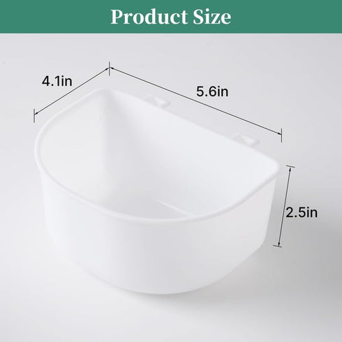 Capybowl, Travel Water or Food Bowl for IATA Approved Travel Kennels, Wide-Mouthed, Secure Attachment, Suitable for Small and Large Pet Internatio...