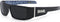 Locs Mens Hardcore Gafas De Sol Fashion Wrap Around Sunglasses with Bandana Print Inside - Free Microfiber Bag - Several Colors Available! (Black ...