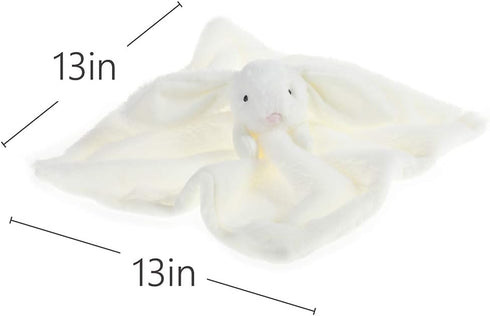Apricot Lamb Stuffed Animals Cream bunny rabbit Security Blanket Infant Nursery Character Blanket Luxury Snuggler Plush baby lovey(cream bunny, 13...