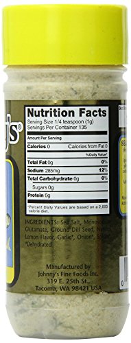 Johnny's Seafood Seasoning, 4.75 Ounce (Pack of 2)...