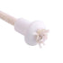 Alcohol Lamps Wick 10pcs Cotton Wick with 1 Piece Porcelain Wick and 1 Piece Plastic Cap Glass Alcohol Burner Lamp Accessaries Teaching Equipment ...