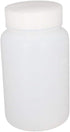 5pcs 8.45oz/250ml Plastic Bottles, Lab Cylindrical Chemical Reagent Bottle, Wide Mouth Laboratory Reagent Polyethylene Bottle, Sample Sealing Liqu...