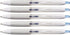 Uni-Ball Signo 307 Retractable Gel Ink Pen, Ultra Micro Point 0.38mm, Blue Ink, UMN-307-38, Value Set of 5...