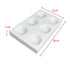 1PC White Porcelain Spot Plate 6 Wells Laboratory Spotting Reaction Plate Best for Laboratory Chemical Experiment Testing...