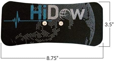 HiDow Electrode Gel Pads for Lower Back/Shoulder 3.5 mm TENS Unit STEM and EMS Units...