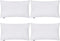 Thmyo 4-Pack 100% Cotton Lumbar Comfortable Solid Decorative Throw Pillow Case Rectangle Cushion Cover DIY Pillowcases for Sofa Bed(Only Covers,No...