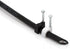 THE CIMPLE CO - Single Coaxial Cable Clips, Cat6, Electrical Wire Cable Clip, 1/4 in (6 mm) Nail Clip and Fastener, White (50 Pieces per Bag)...